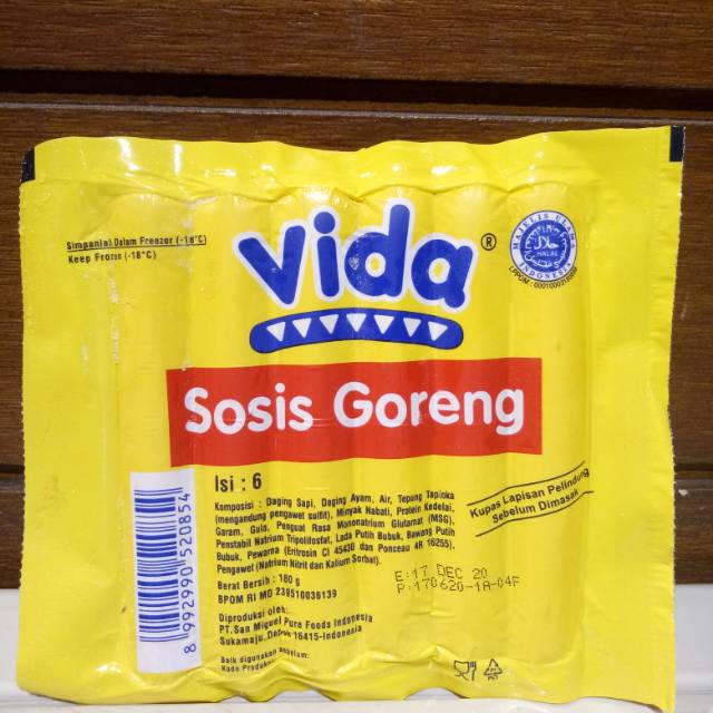 Sosis vida goreng isi 6