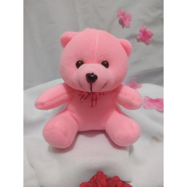 BONEKA BERUANG BUKET WISUDA HAMPERS+- 17CM/ TEDDY BEAR PINK/COKLAT/CREAM