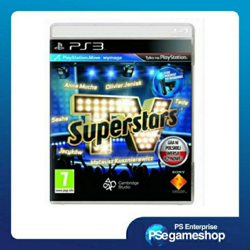 Ps3 TV Superstars - Eng / noseal ( preloved )