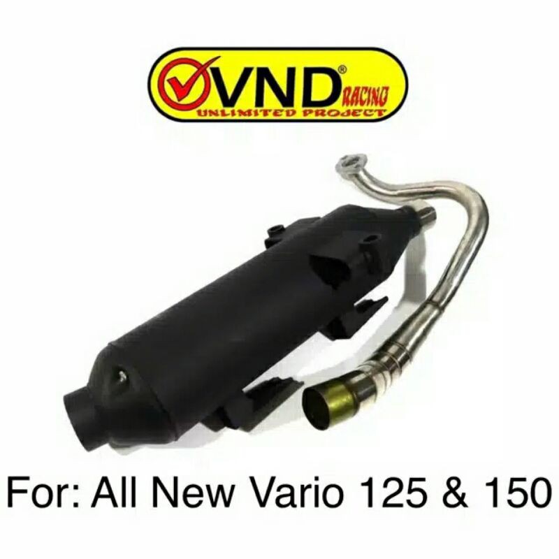 knalpot vnd tsukigi non embos  vario all new 125/150(2019-2025)keyles