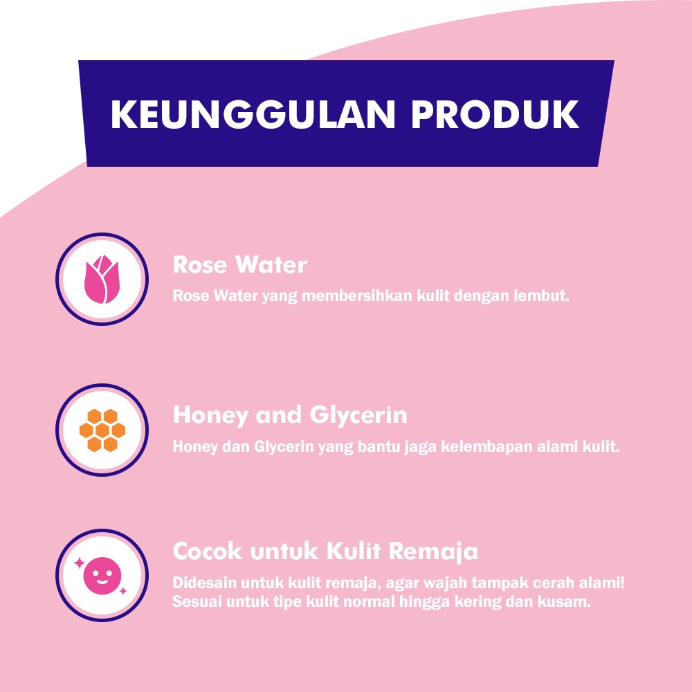 Clean &amp; Clear Natural Bright Face Wash Sabun Cuci Muka Pembersih Pencerah Wajah 50ml / 100ml