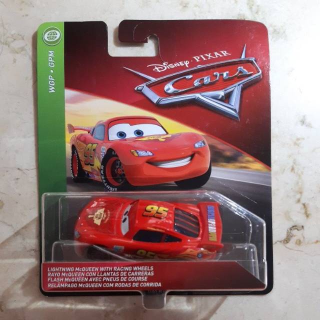 lightning mcqueen push along car