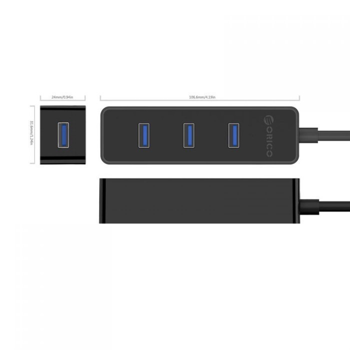 USB HUB 3.0 4 PORT ORICO TWU3-4A