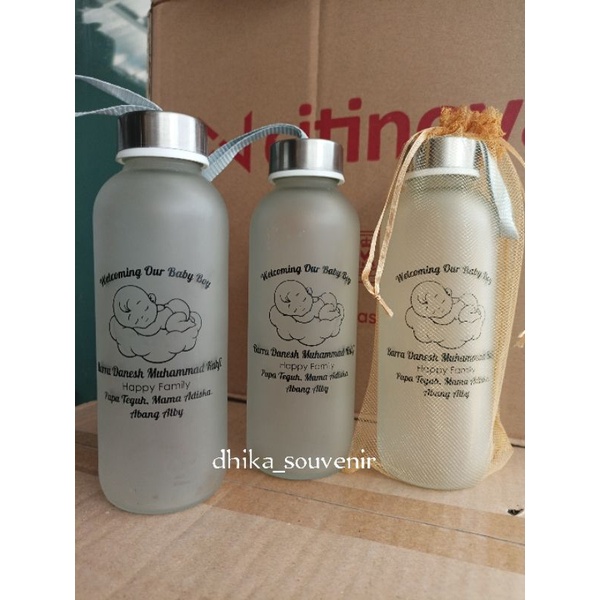 Souvenir Botol Dove kemas tile