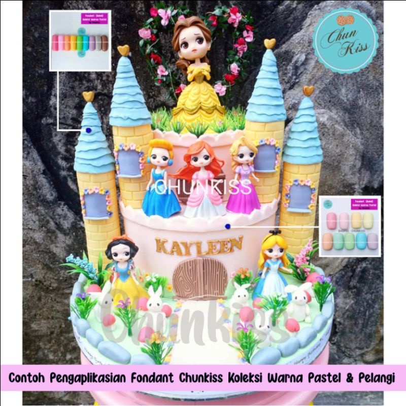 FONDANT WARNA 50 GRAM KOLEKSI WARNA 1 - SUDAH BONUS CUP PENYIMPANAN