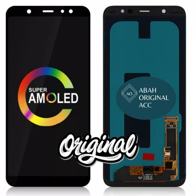 LCD TOUCHSCREEN SAMSUNG A6 PLUS J8 PLUS ORI SUPER AMOLED