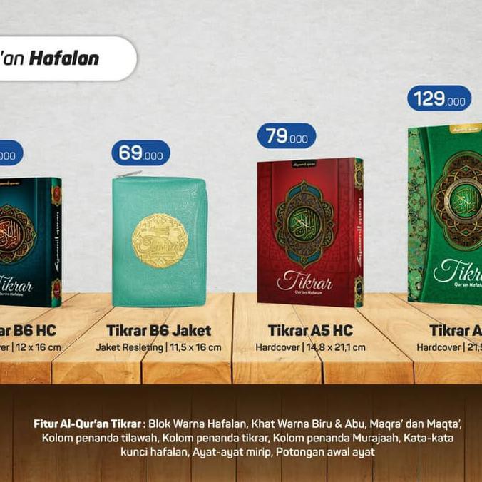 Alquran Hafalan Tikrar Resleting B6, Al-Quran Hapalan Syaamil Quran