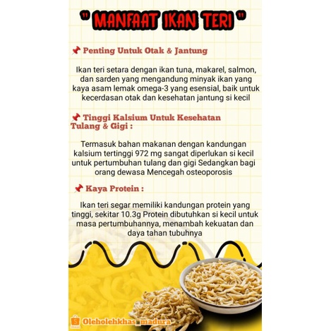 (Sakera) TERI CRISPY BIKIN HAPPY 35g | Non Msg | Mpasi anak | Anti GTM