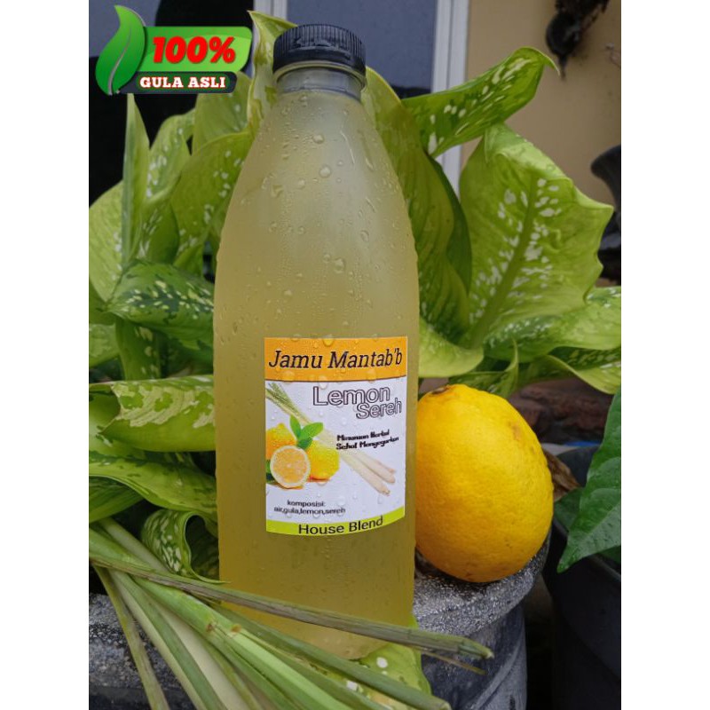 

Jamu Mantab'b Lemon Sereh 600ml | HerbalDrink | Minuman Menyehatkan | Lemon sereh selasih