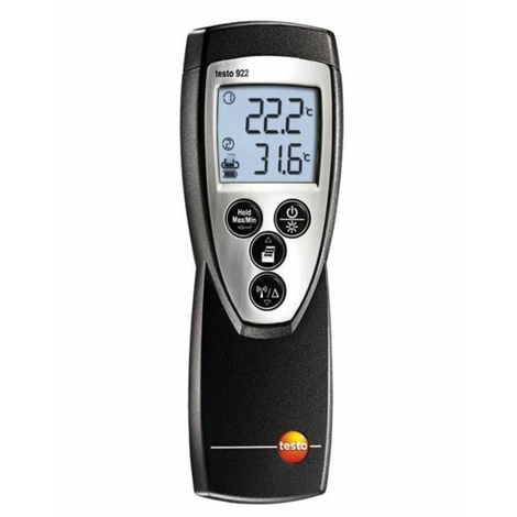 

Jual testo 922 - Digital temperature meter REQUIRES TYPE K TC Murah