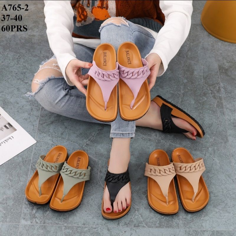 SANDAL JEPIT KARET IMPORT WANITA VEROTINO A765-1