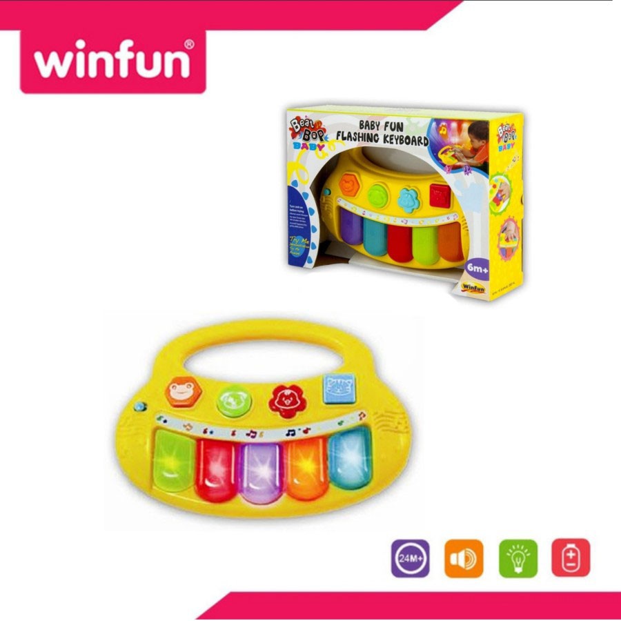 Winfun Baby Fun Flashing Keyboard 6m+