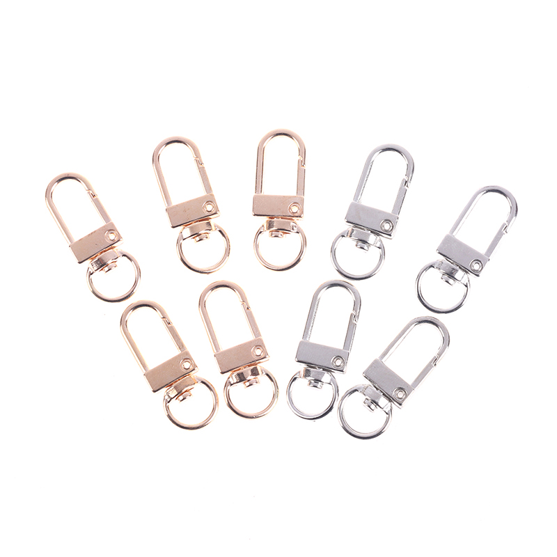 Hbid 10pcs Kait Lobster 13x34mm Untuk Membuat Perhiasan Kalung / Gelang DIY