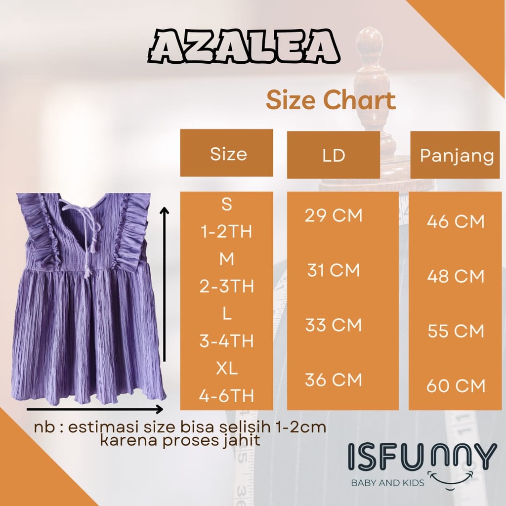 BabyGiggles - ISFunny Azalea Dress / Dress Anak Perempuan