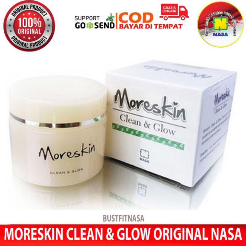 MORESKIN CLEAN AND GLOW paket moreskin moreskin clean glow paket glowing moreskin