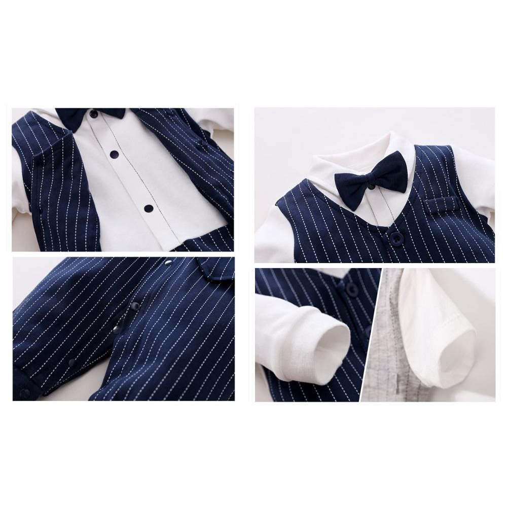 Baju bayi import KOREA jumpsuit jumper lengan panjang anak model Tuxedo Best seller