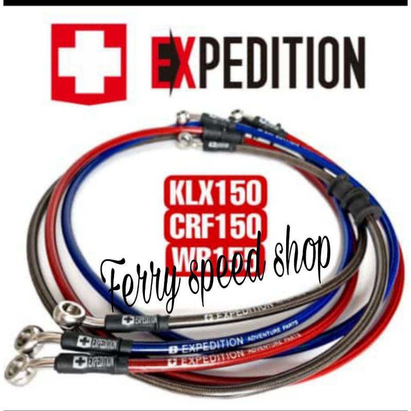 Selang rem depan klx150 Wr155 Crf150 / Selang rem Expedition Wr 155 klx 150 Crf 150 130cm & 145cm