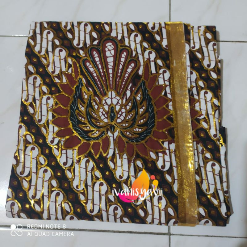 Sepasang Jarik Prodo Pengantin (INSTAN/ LEMBARAN), Motif Parang Garuda