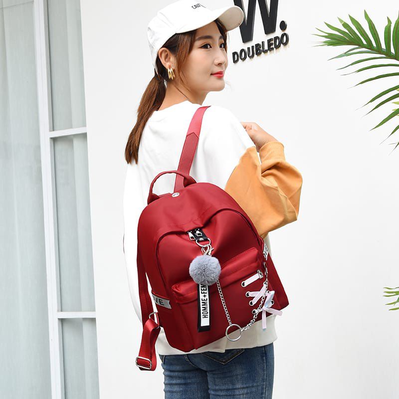 Tas Ransel Wanita Backpack Fashion Korea Murah Promo Tas Cewek