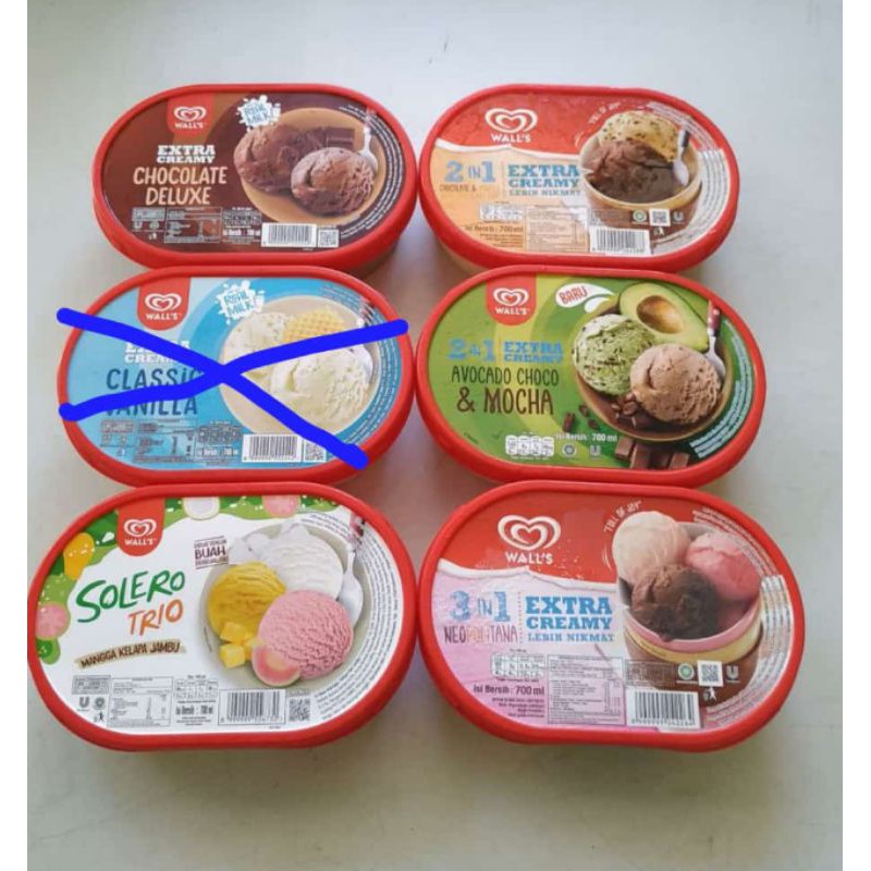 

ES CREAM / ES KRIM WALLS 700 GR