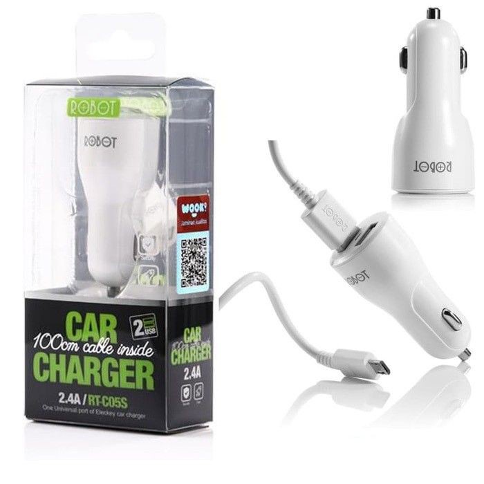 SAVER ROBOT RT-C05S CAR CHARGER CHARGER MOBIL