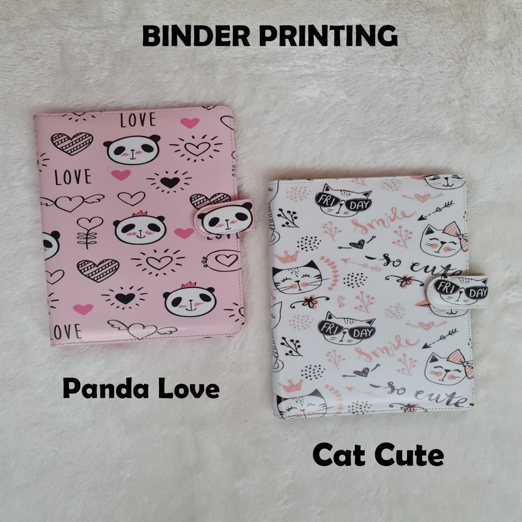 

BINDER PRINTING MOTIP PANDA & CAT, A5 & B5