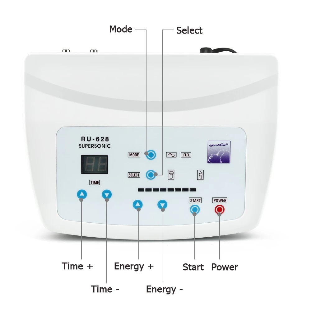 2 in 1 Ultrasonic Alat Detox Wajah Mata Ultrasound Setrika Wajah Ultrasonic