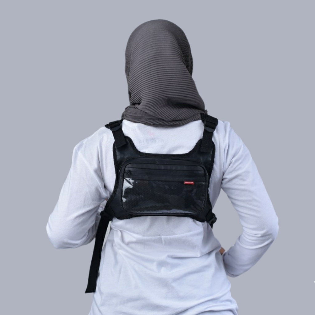 Chestbag Waterproof Outdoor Pria Premium/Tas Dada Fashion Terbaru Anti Air Bahan Bimo Fanteus