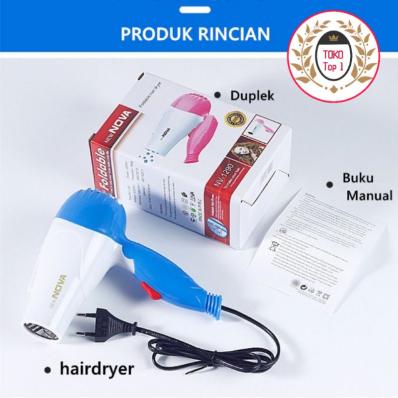 hair dryer mini super murah / hair dryer pengering ramput / travel hair dryer