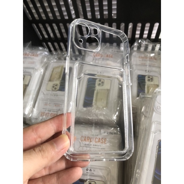 Wallet Case Iphone 14 plus 11 termurah 12 13 14 pro max 7 8 PLUS X XS MAX XR 11 12 13 MINI PRO PROMAX BENING Clear Case Card Holder Soft TPU IP053