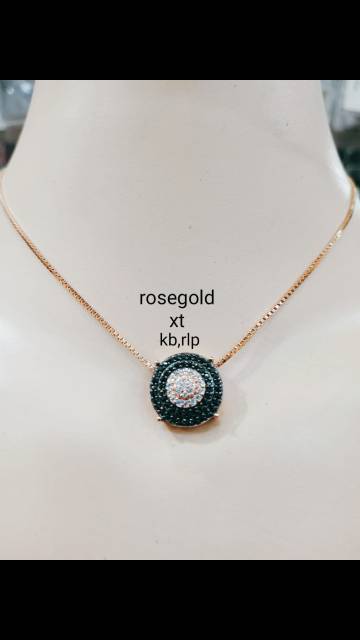 Kalung liontin mewah,anti karat, tahan ,awet,bisa dipake sehari hari