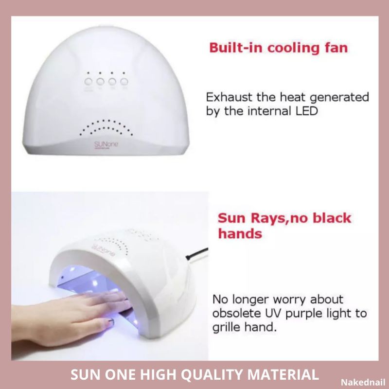 LAMPU NAIL ART SUN ONE UV LAMP 48W ORIGINAL HIGH QUALITY BUKAN YANG KALENG KALENG MURAHAN DRY NAIL