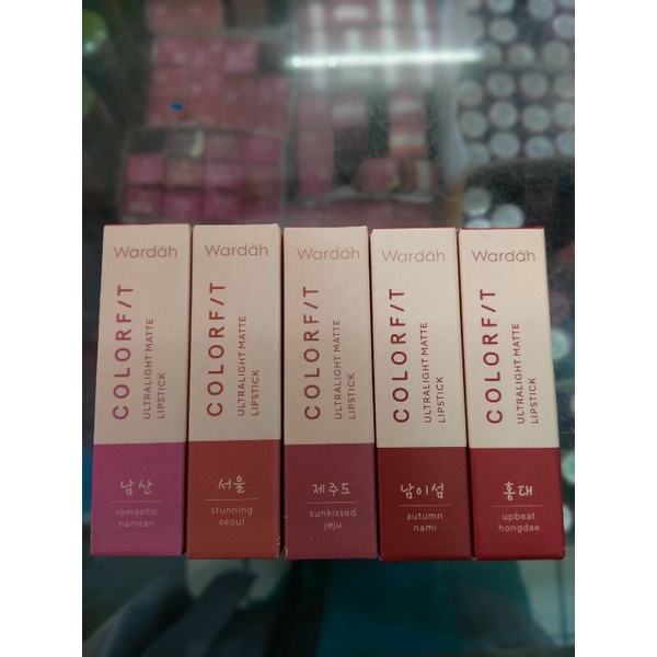 LIPSTICK KOREA WARDAH COLORFIT ULTRALIGHT MATTE LIPSTICK KOREA EDITION