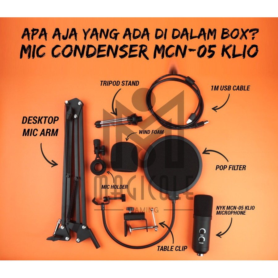 NYK MCN-05 Klio Condenser Gaming Microphone