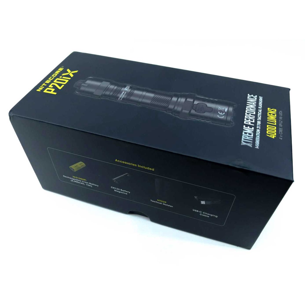 IDN TOOLS - NITECORE P20iX Senter Taktikal LED CREE XP-L2 V6 4000 Lumens