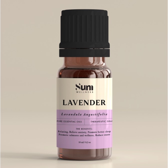 Suni Wellness Essential Oil Lavender 10ml - Lavender Essential Oil