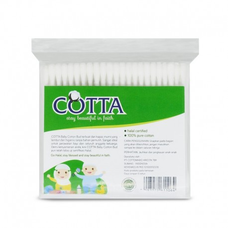 Cotton Buds Wellness 100pcs / Cotton Bud Cotta 100pcs Korek Kuping Permbersih Telinga Bayi Swabs