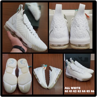 lebron 16 low all white