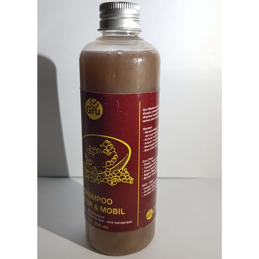 SHAMPO GRU MOBIL MOTOR GRU SHAMPOO Original PREMIUM/Shampo kendaraan Termurah COD