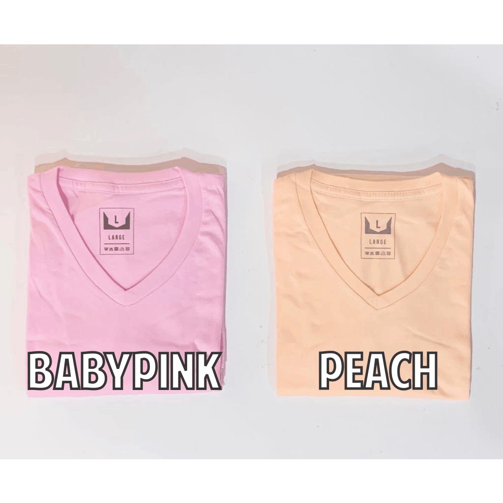 KAOS POLOS VNECK LENGAN PENDEK COTTON COMBED 30S-6