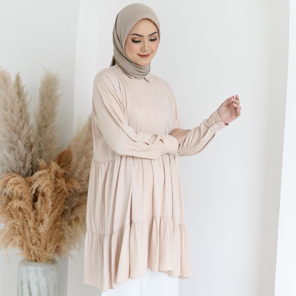 KEMEJA TUNIK ABEL RAYON TWILL PREMIUM TUNIC B357