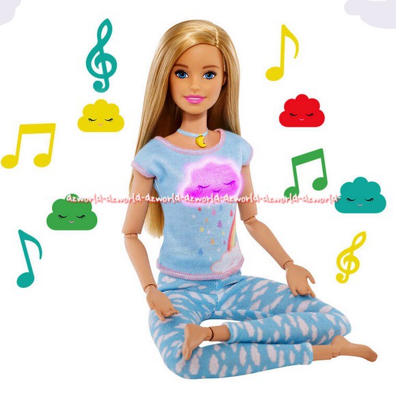 Barbie 5 Gulded Meditations Mainan Boneka Barbie Meditasi Yoga