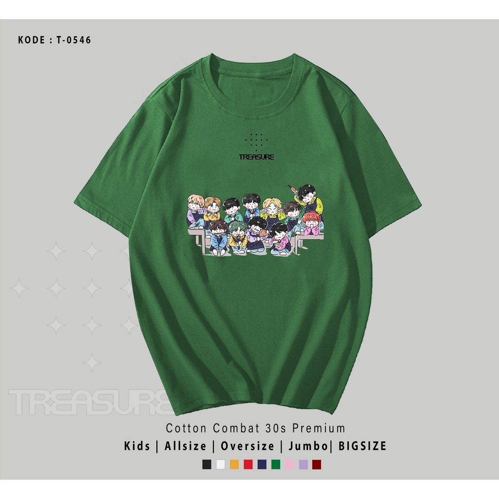 KAOS / T-SHIRT KPOK TREASURE ART EDITION / TRUZ / REAL PICTURE / RESELLER WELCOME