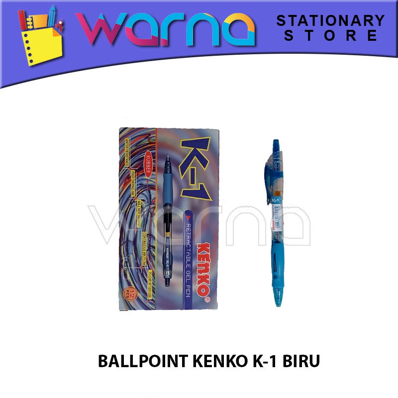 

PEN PULPEN BOLPEN BALLPOINT KENKO K-1 BIRU