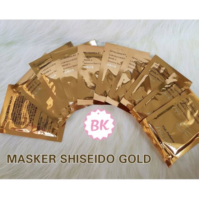 MASKER SISEIDO GOLD MASK NATURGO GOLD masker emas