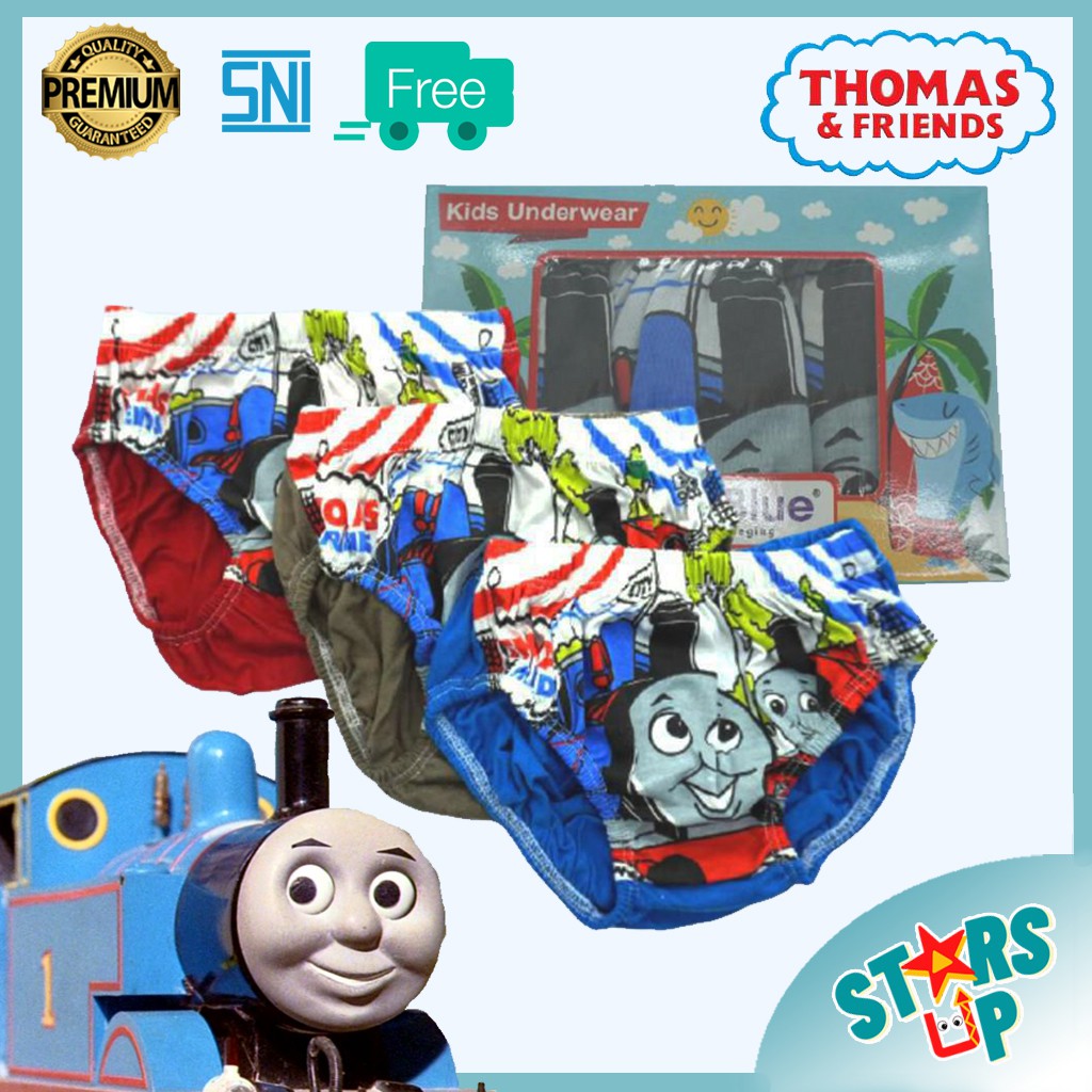 Celana dalam anak laki-laki  - THOMAS  (1 paket isi 3) - PREMIUM  - SNI