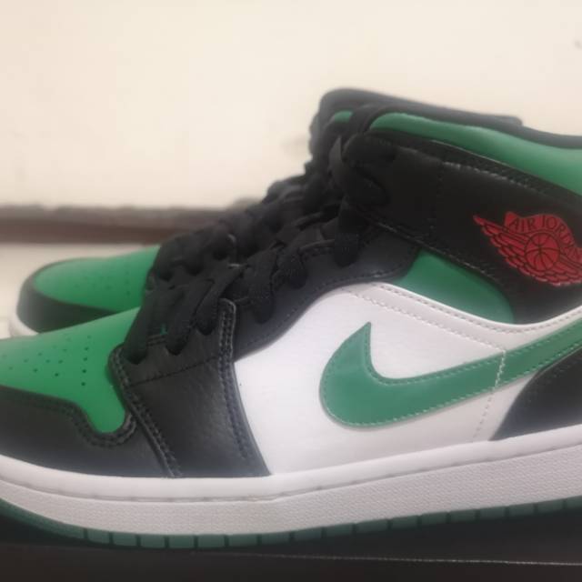 Air jordan 1 mid pine green