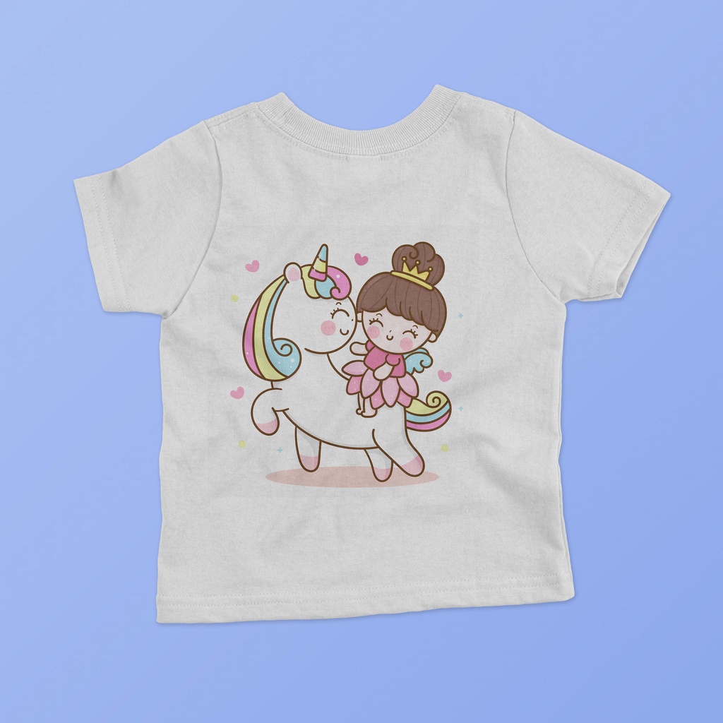 Kaos Anak Cowok Cewek Unicorn Bisa Desain Sendiri