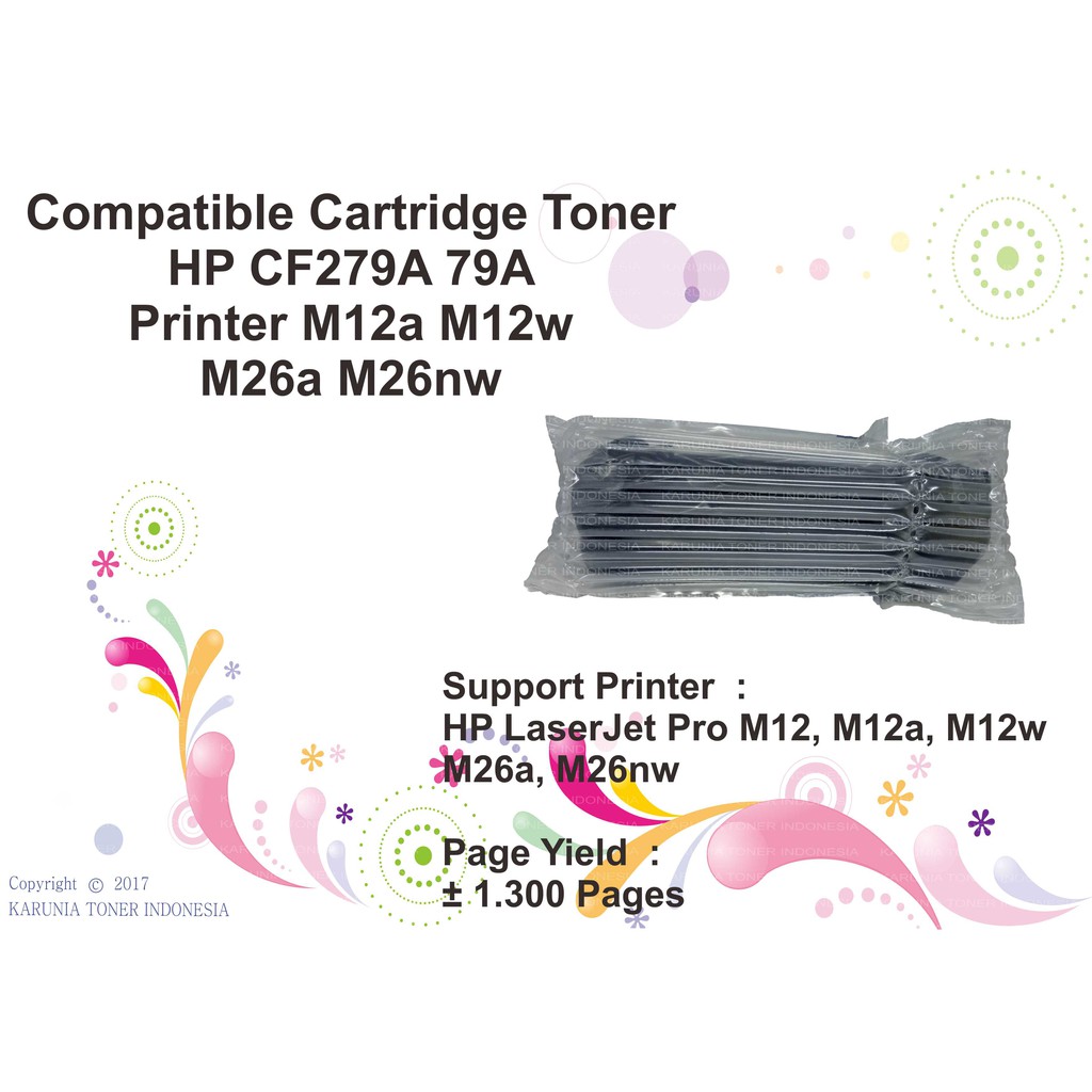 Compatible Cartridge Toner HP CF279A 79A Printer M12a M12w M26a M26nw