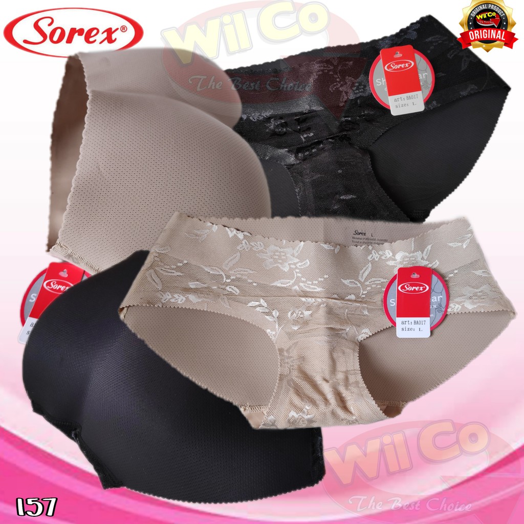 K157 - (Harga Per 1Pcs) CELANA BUSA WANITA SHAPEWARE PAKAIAN WANITA PEMBENTUK BOKONG CD BUSA SEXY SOREX SIZE S - XL